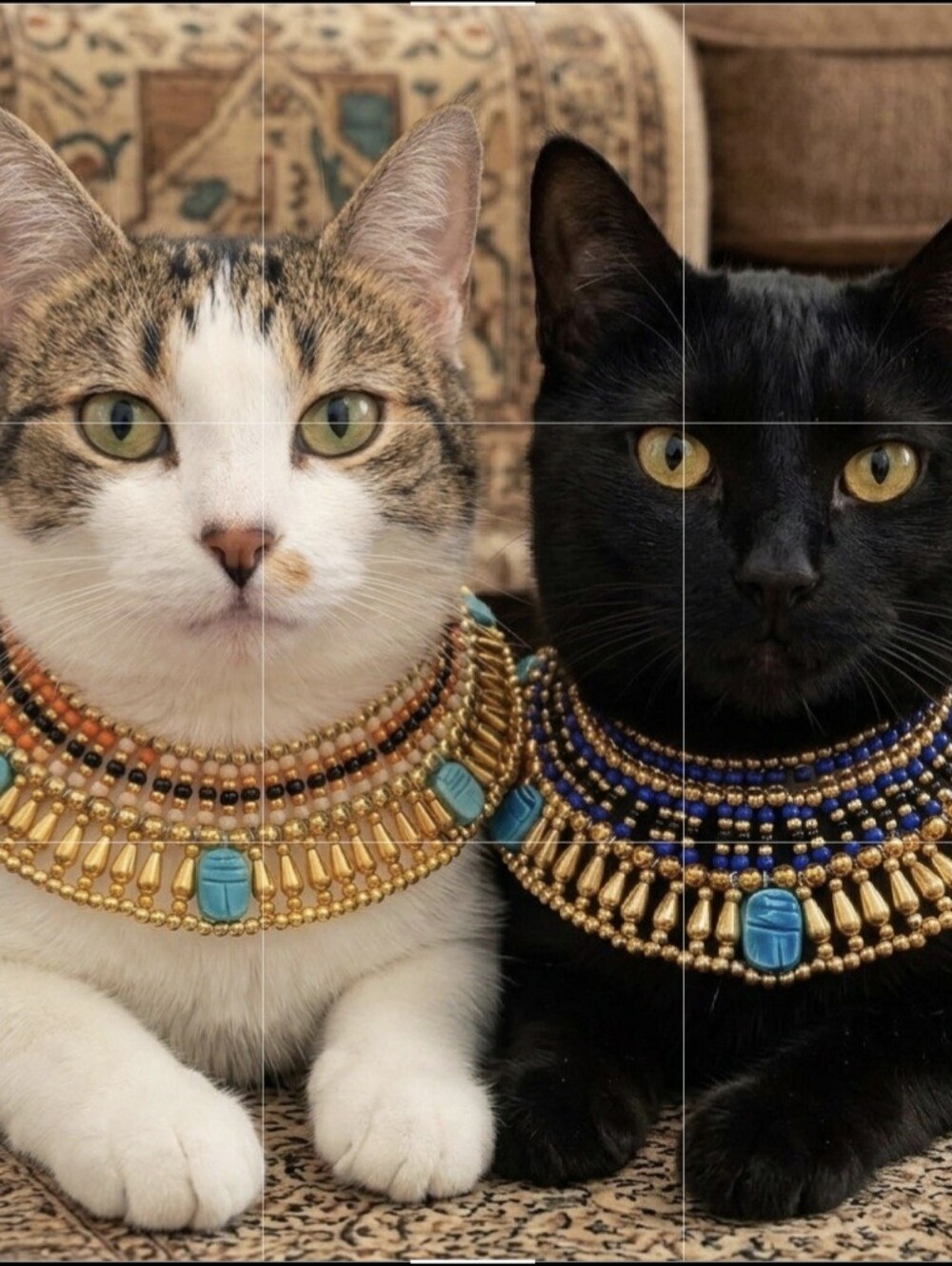 Handmade Beaded Necklace, Cat Collar Necklace - Elegant Pet Accessory